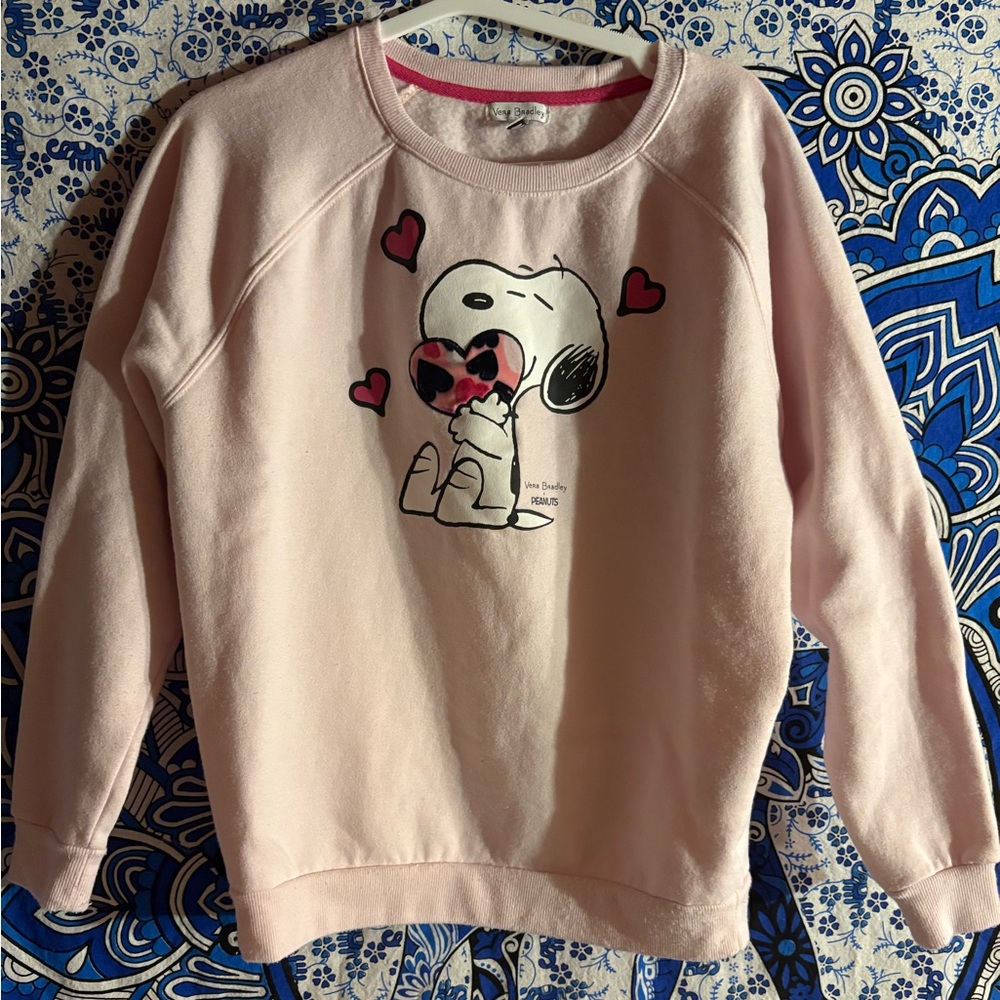 Vera Bradley Snoopy love sweatshirt